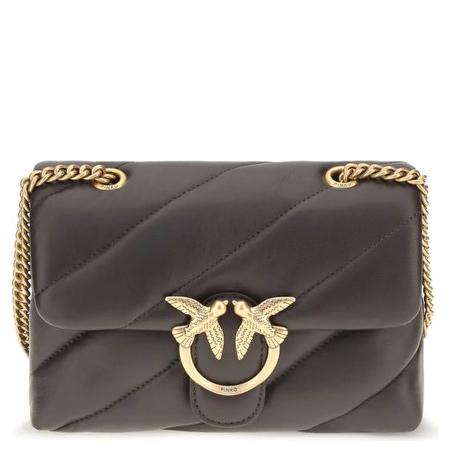 Brown Calf Leather Bos Taurus Shoulder Bag