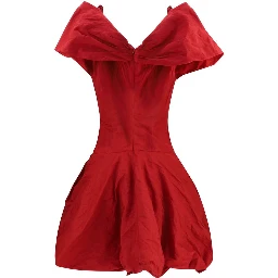 Multicolor Cotton Cocktail Dress
