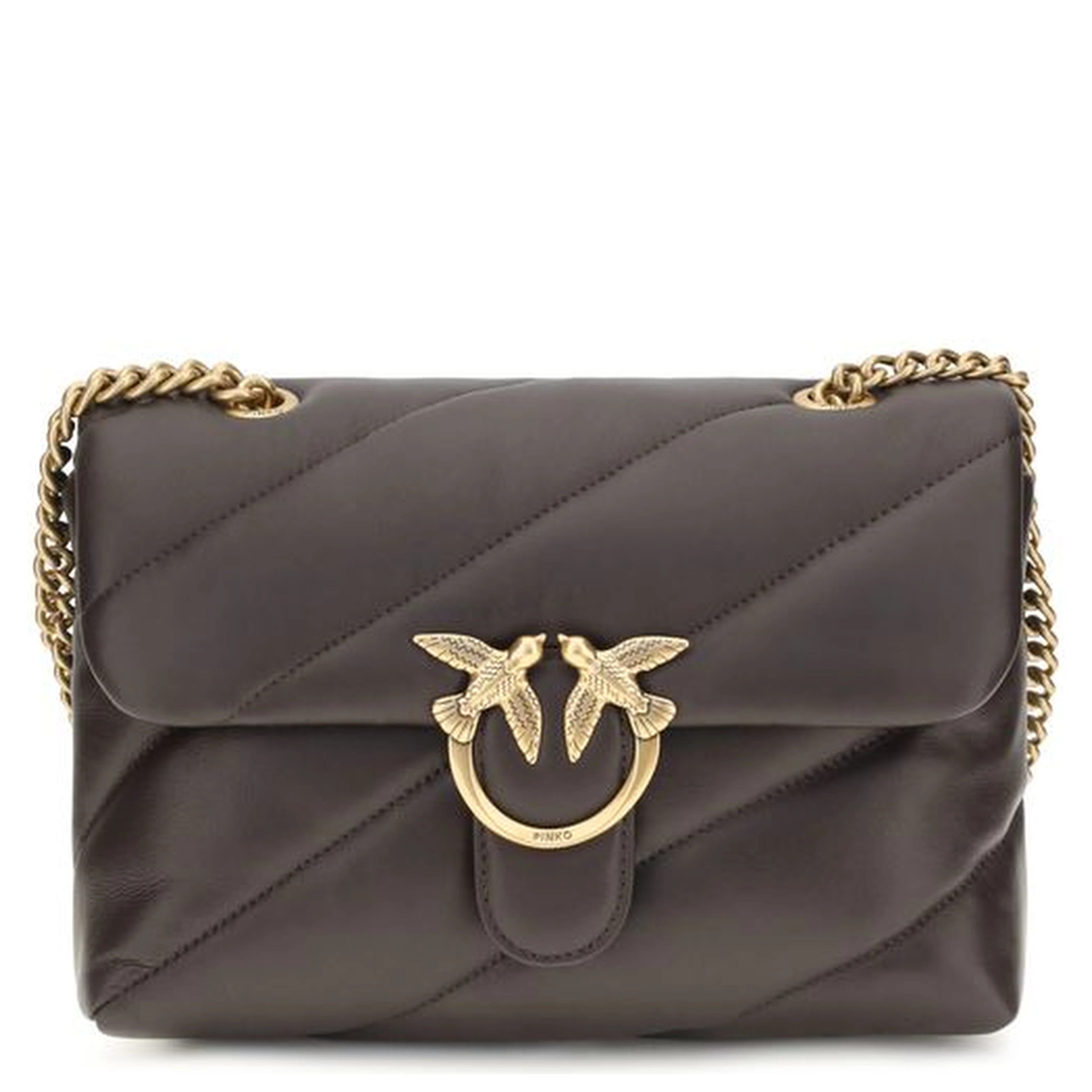 Brown Calf Leather Bos Taurus Shoulder Bag