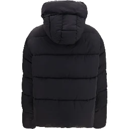 Black Nylon Full-Length Jacket