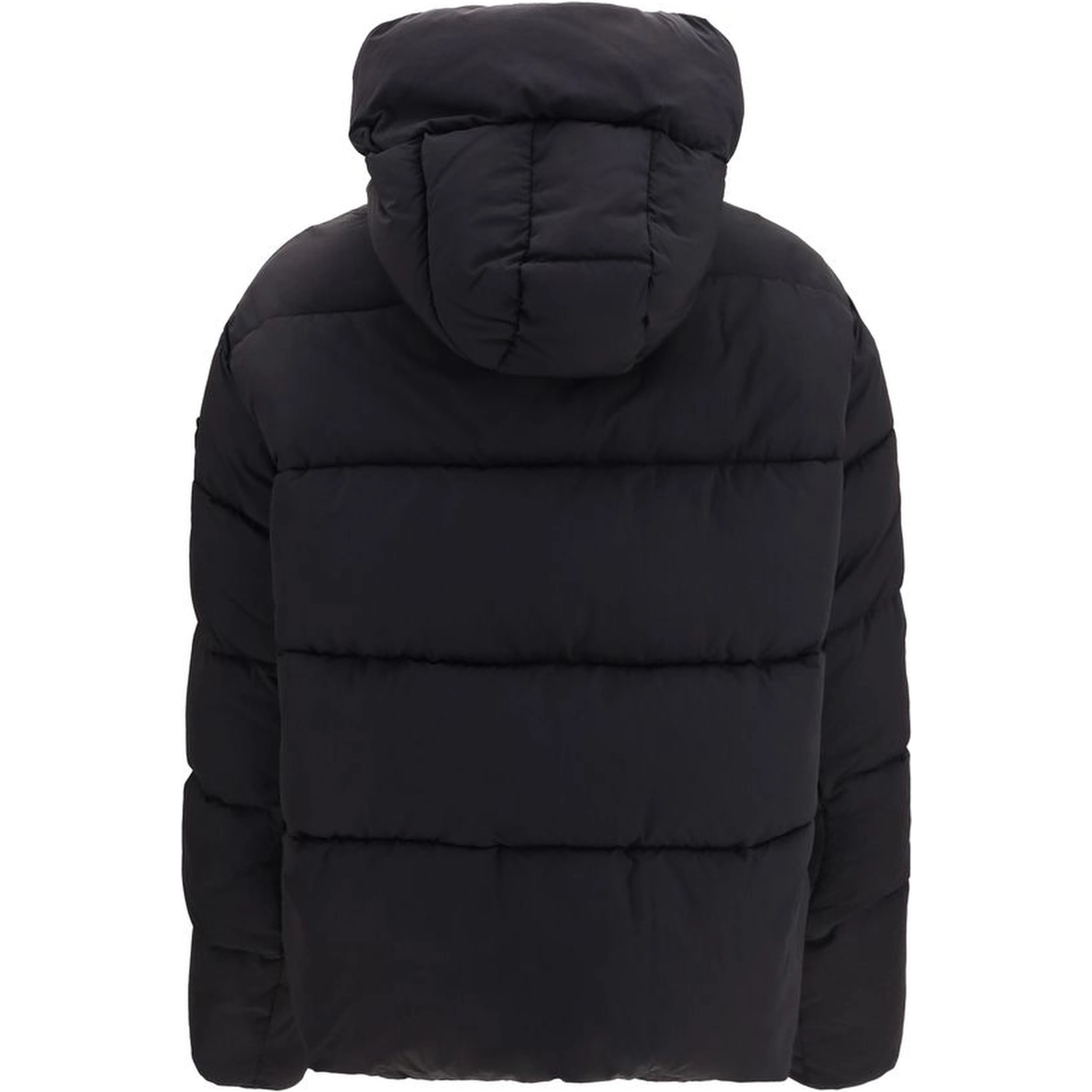 Black Nylon Full-Length Jacket