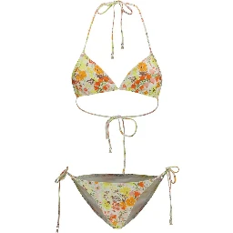 Multicolor Polyamide Bikini