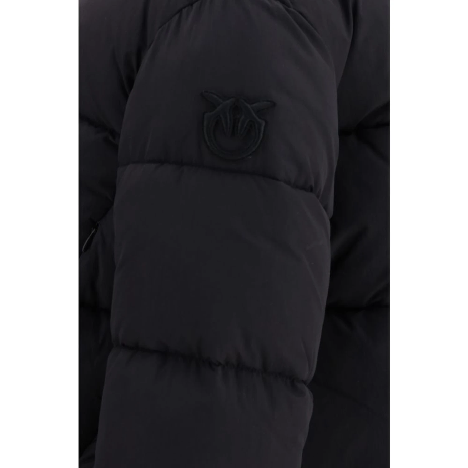 Black Nylon Full-Length Jacket