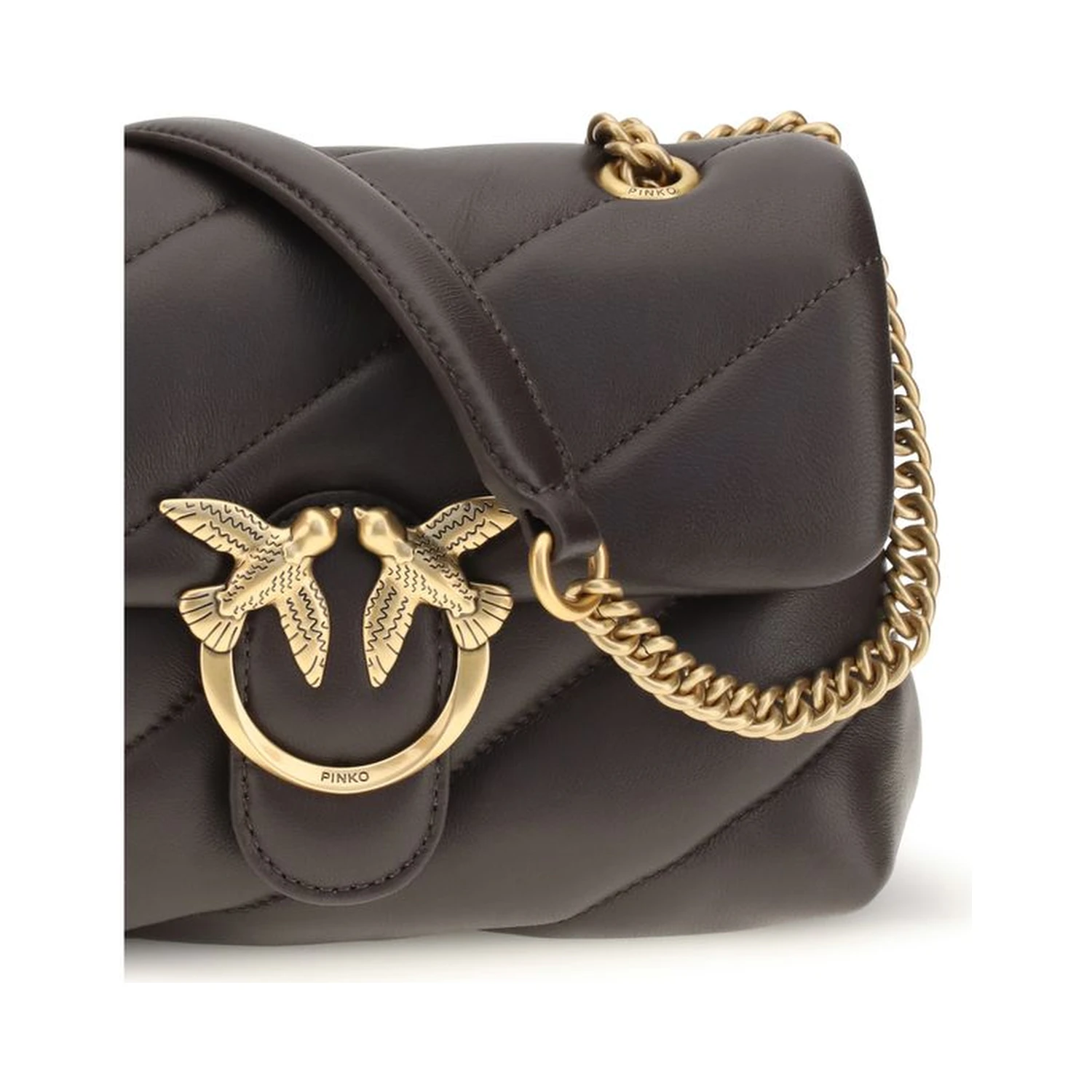 Brown Calf Leather Bos Taurus Shoulder Bag
