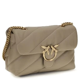 Gray Calf Leather Bos Taurus Shoulder Bag