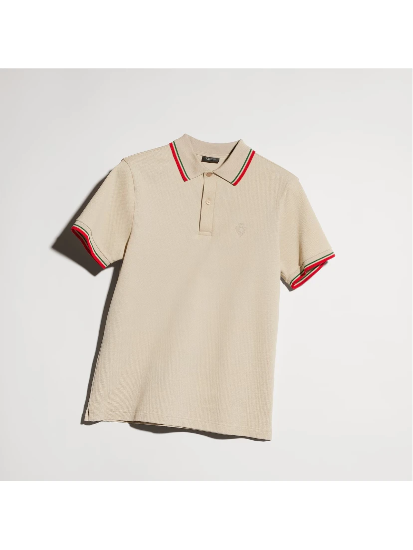 Short sleeves cotton polo shirt