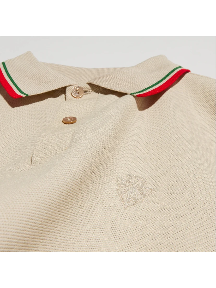 Short sleeves cotton polo shirt