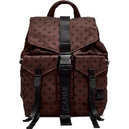 RE TECH PRINTED NYLON BACKPACK