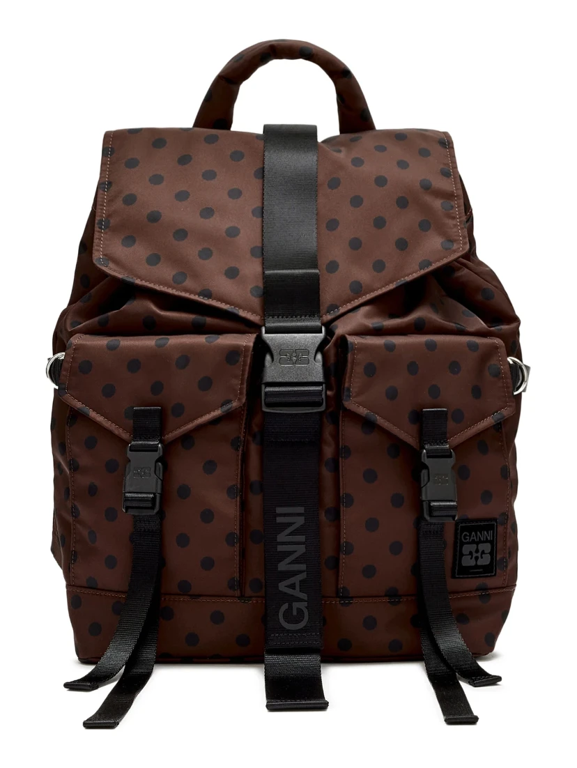 RE TECH PRINTED NYLON BACKPACK