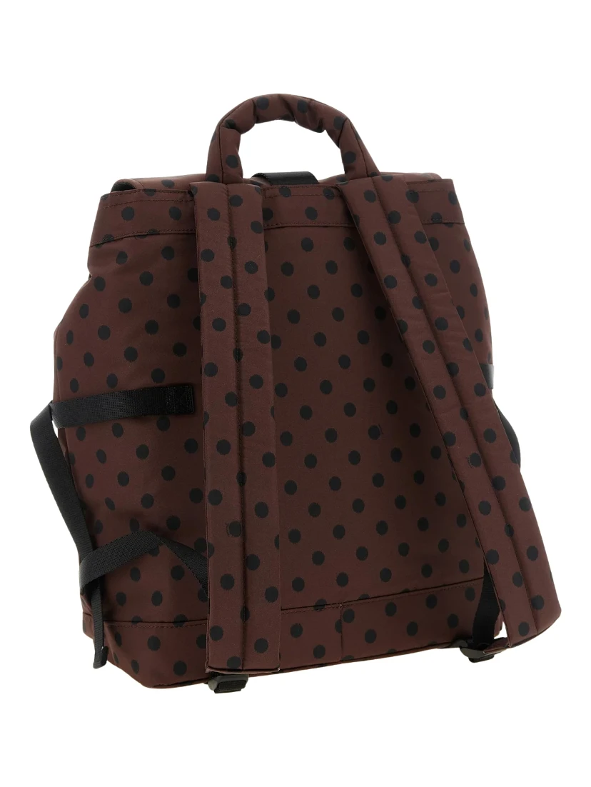 RE TECH PRINTED NYLON BACKPACK