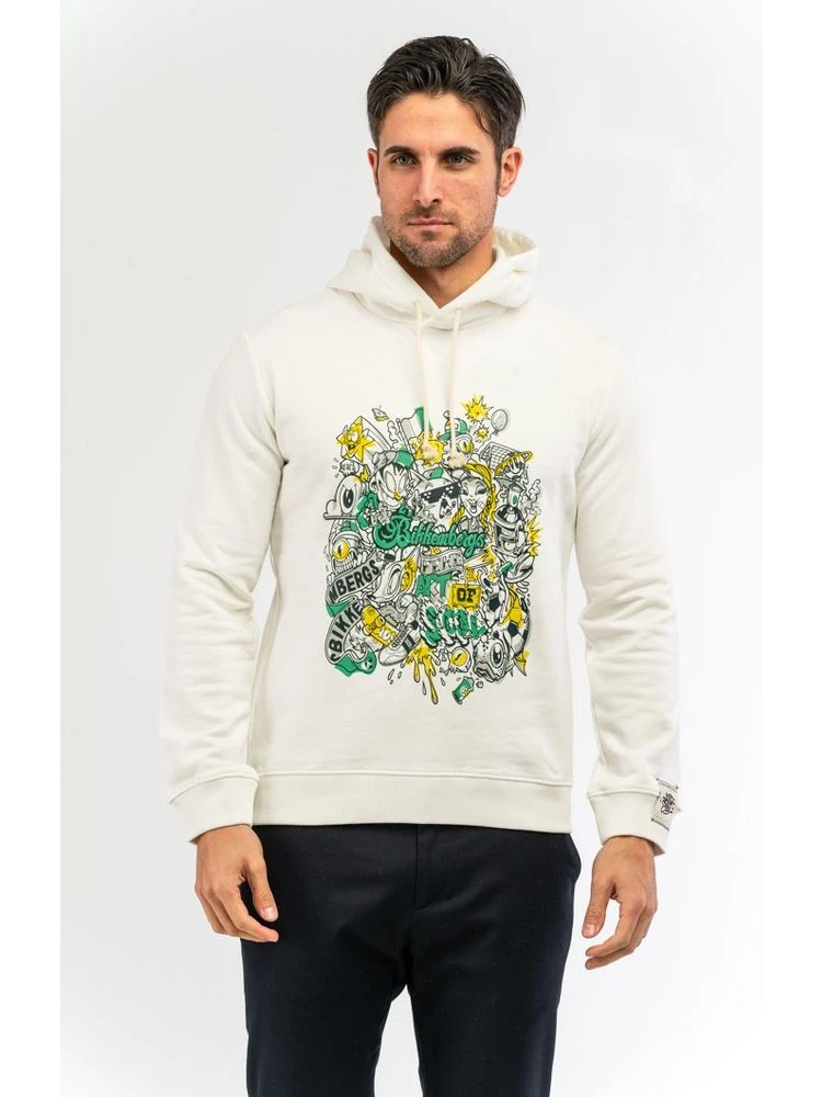 White Cotton Sweatshirt
