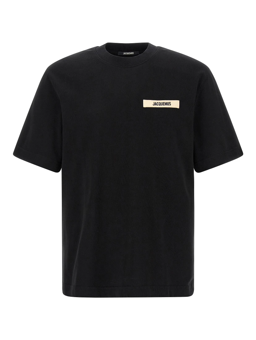 Black Cotton T-Shirt