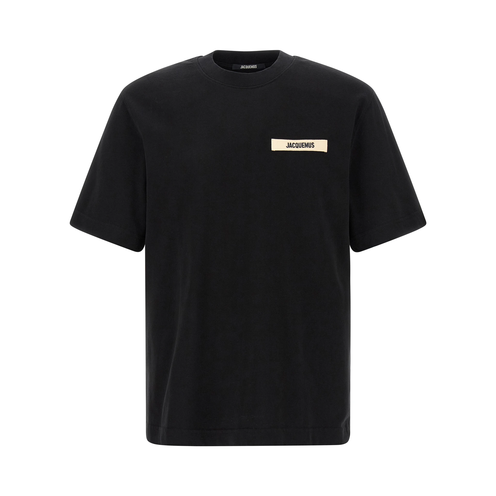 Black Cotton T-Shirt