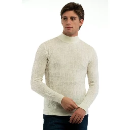 White Wool Turtleneck