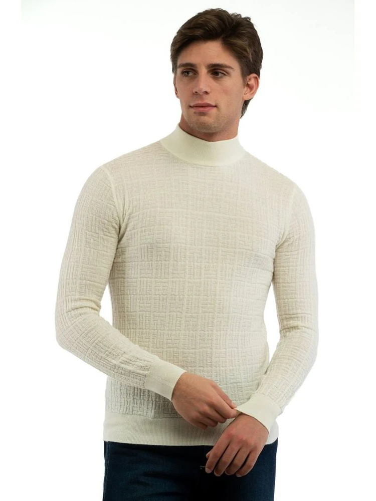 White Wool Turtleneck