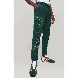 Bicolor Cotton Joggers (Workout Pants)