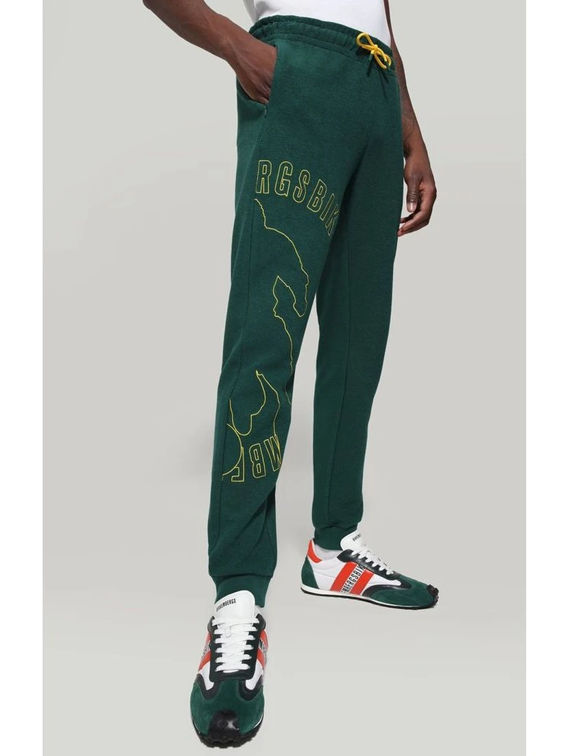 Bicolor Cotton Joggers (Workout Pants)