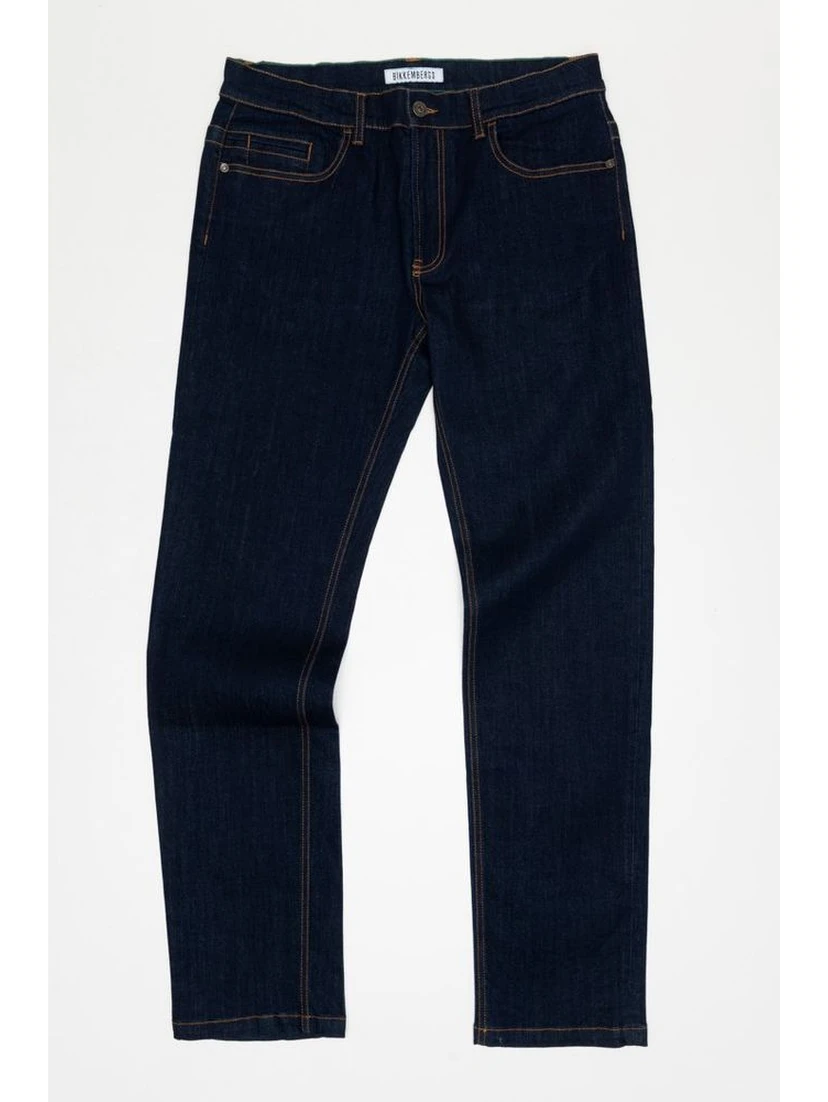 Bicolor Cotton Jeans Denim
