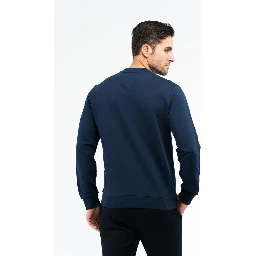Blue Cotton Sweatshirt