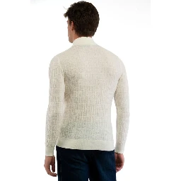 White Wool Turtleneck