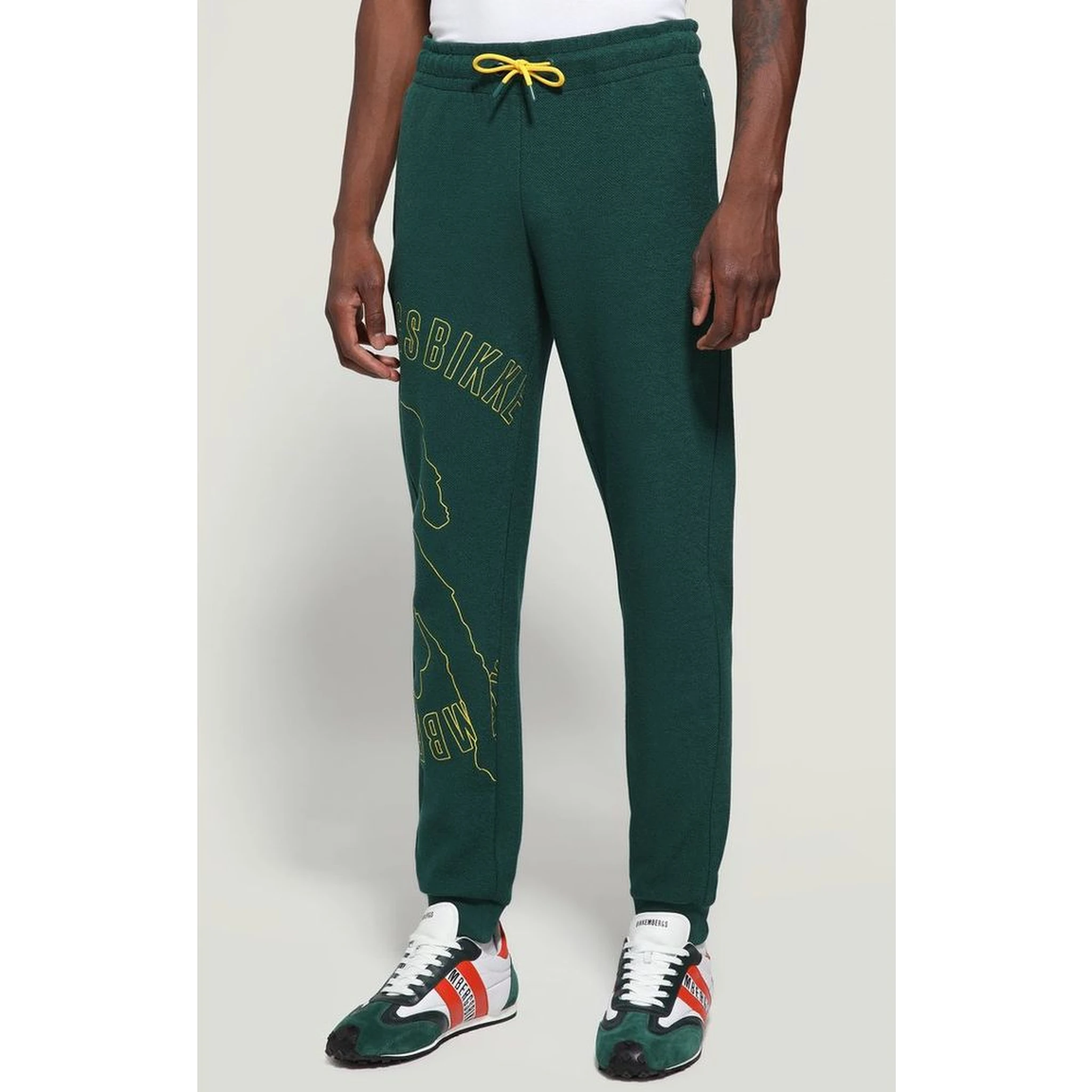 Bicolor Cotton Joggers (Workout Pants)