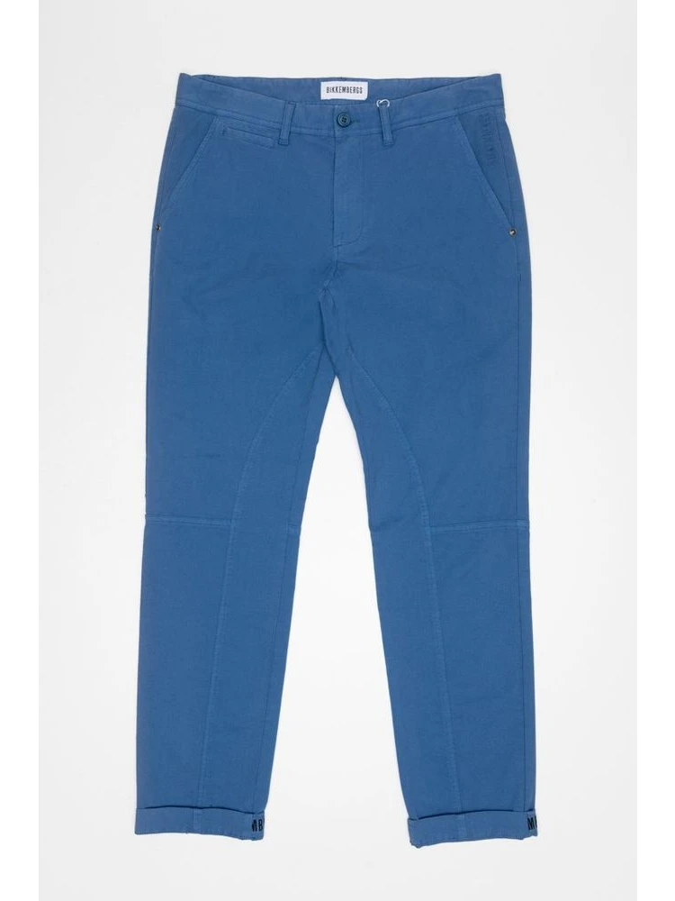 Blue Cotton Joggers (Workout Pants)