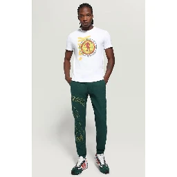 Bicolor Cotton Joggers (Workout Pants)