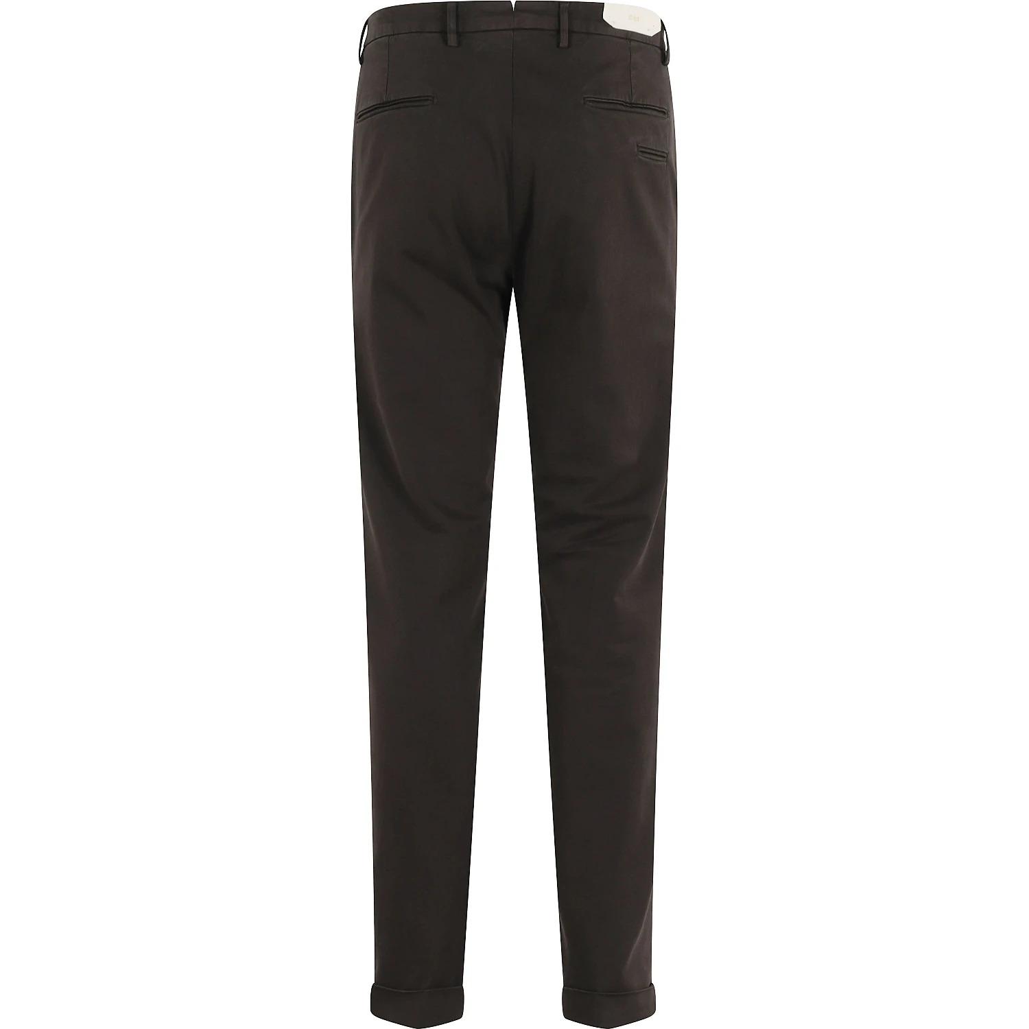 PANT V PIATTO RASO DI COTONE
