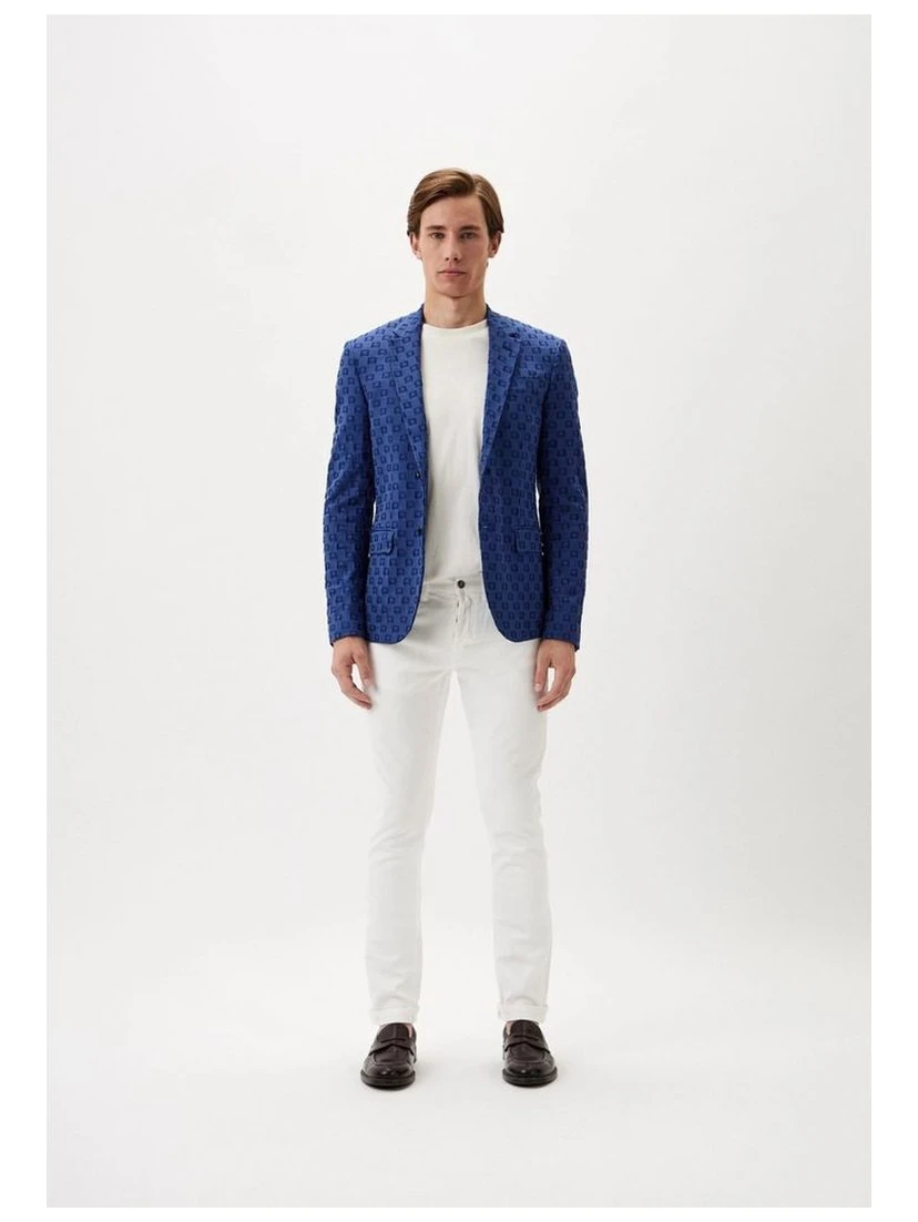 White Cotton Blazer