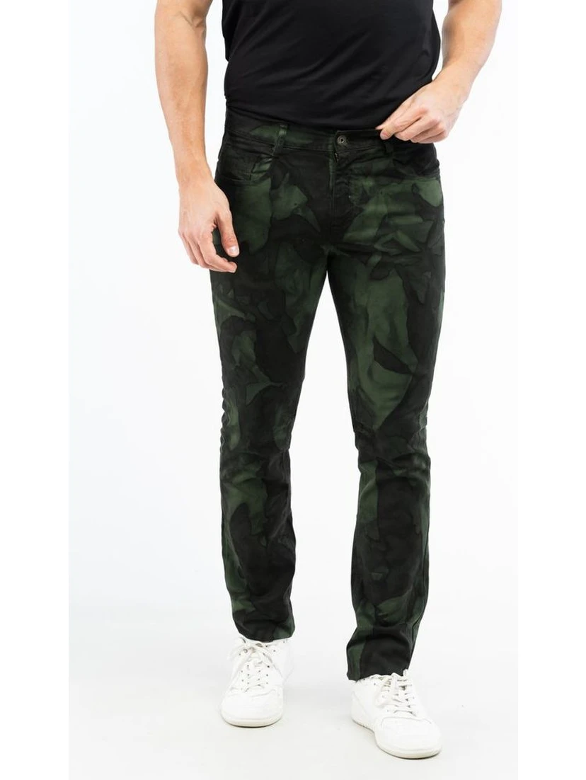 Bicolor Cotton Jeans Denim