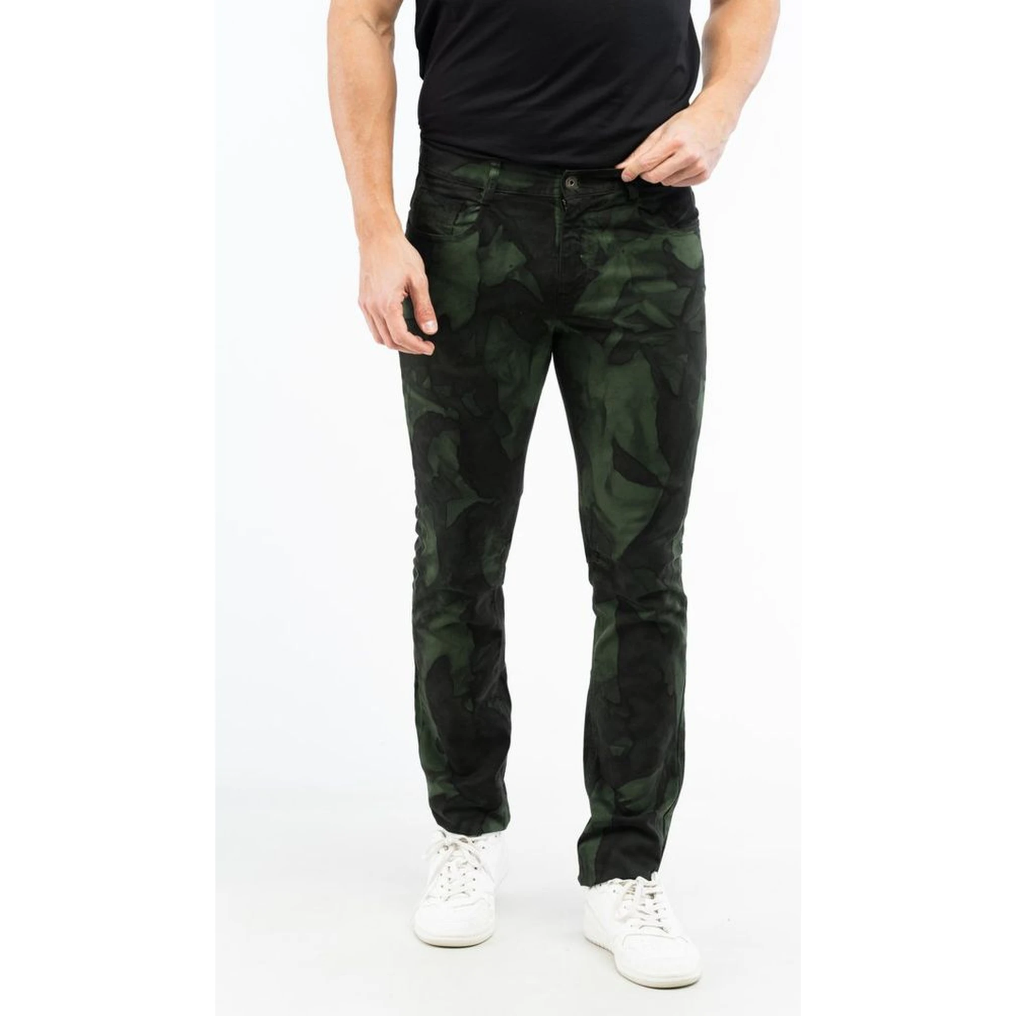 Bicolor Cotton Jeans Denim