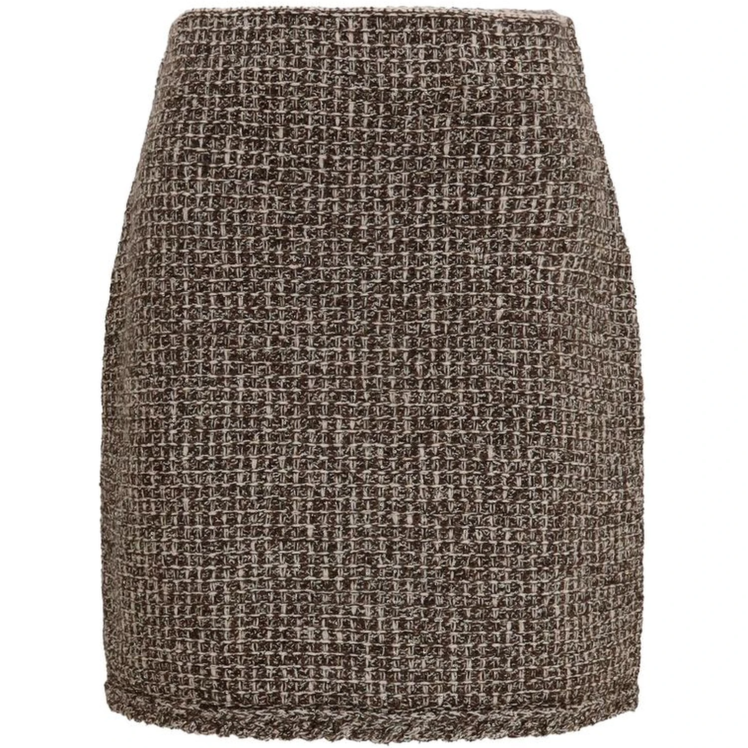 Brown Polyamide Mini Skirt