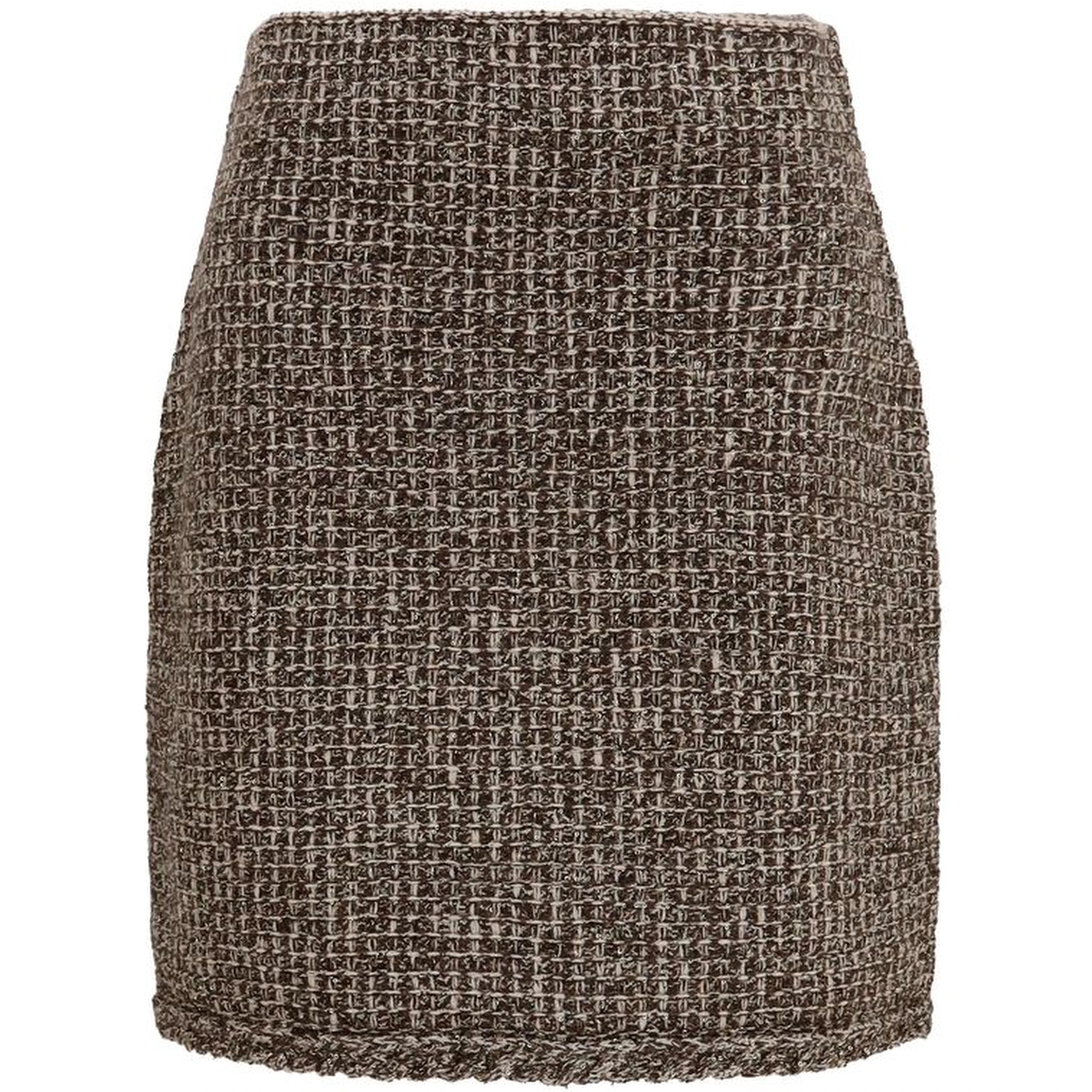 Brown Polyamide Mini Skirt