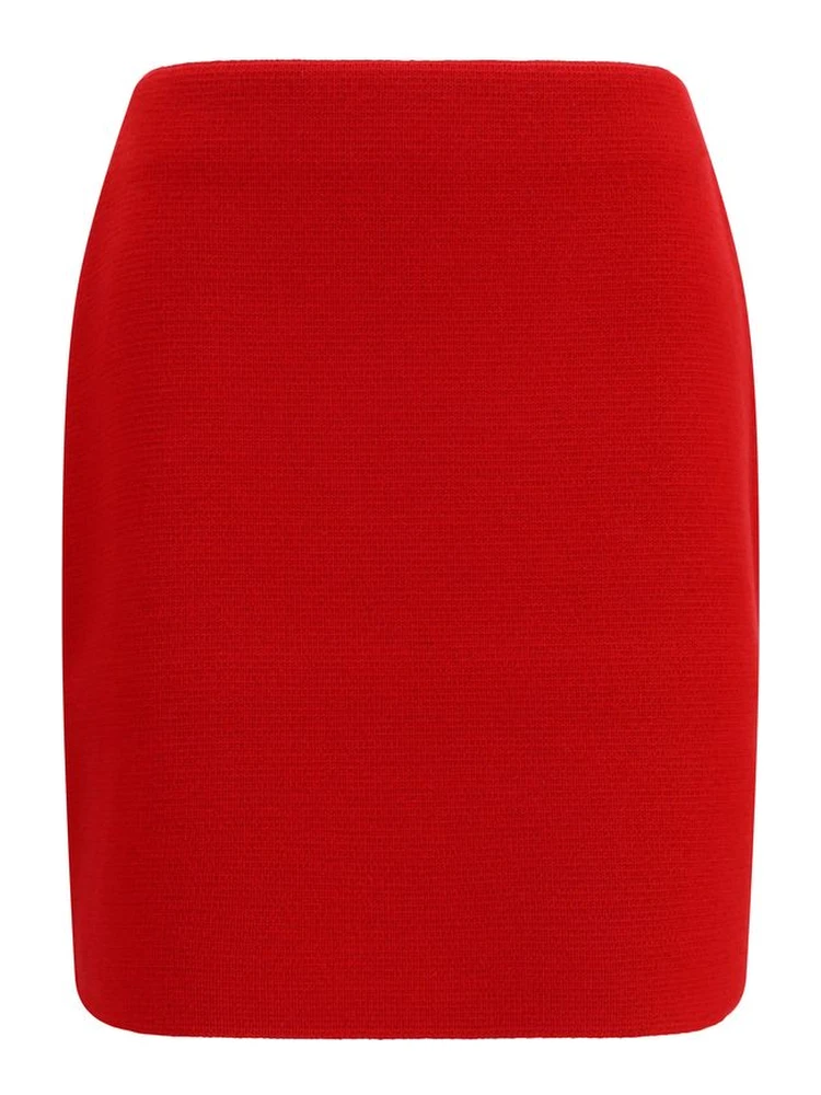 Multicolor Wool Oves Aries Mini Skirt