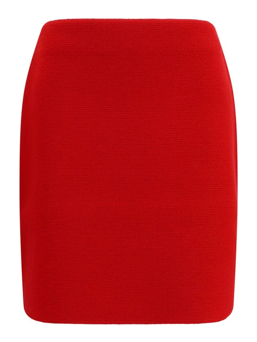 Multicolor Wool Oves Aries Mini Skirt