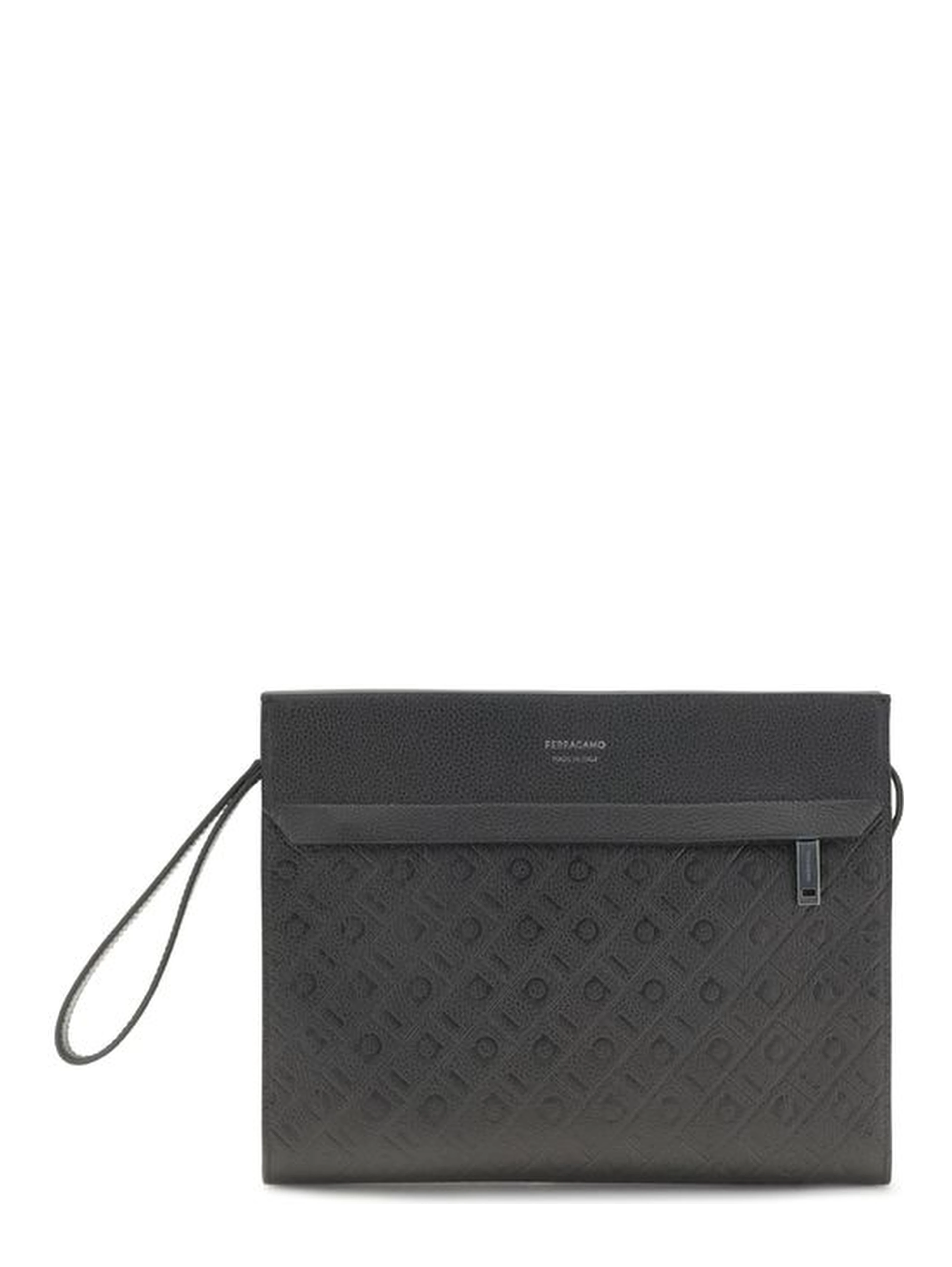 Black Calf Leather Bos Taurus Shoulder Bag