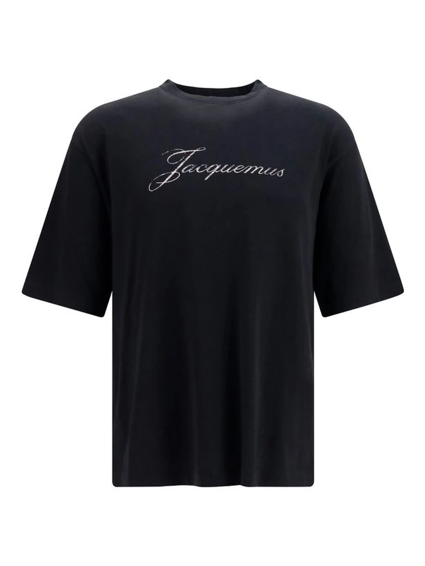 Black Cotton T-Shirt
