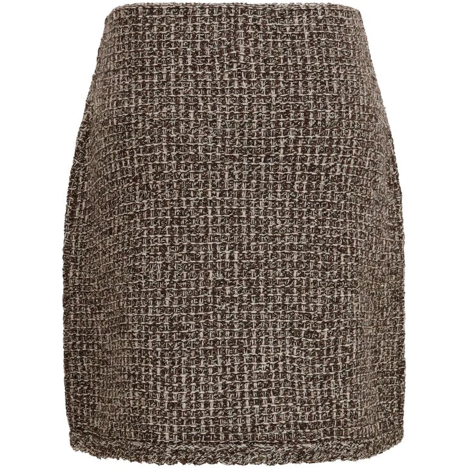 Brown Polyamide Mini Skirt