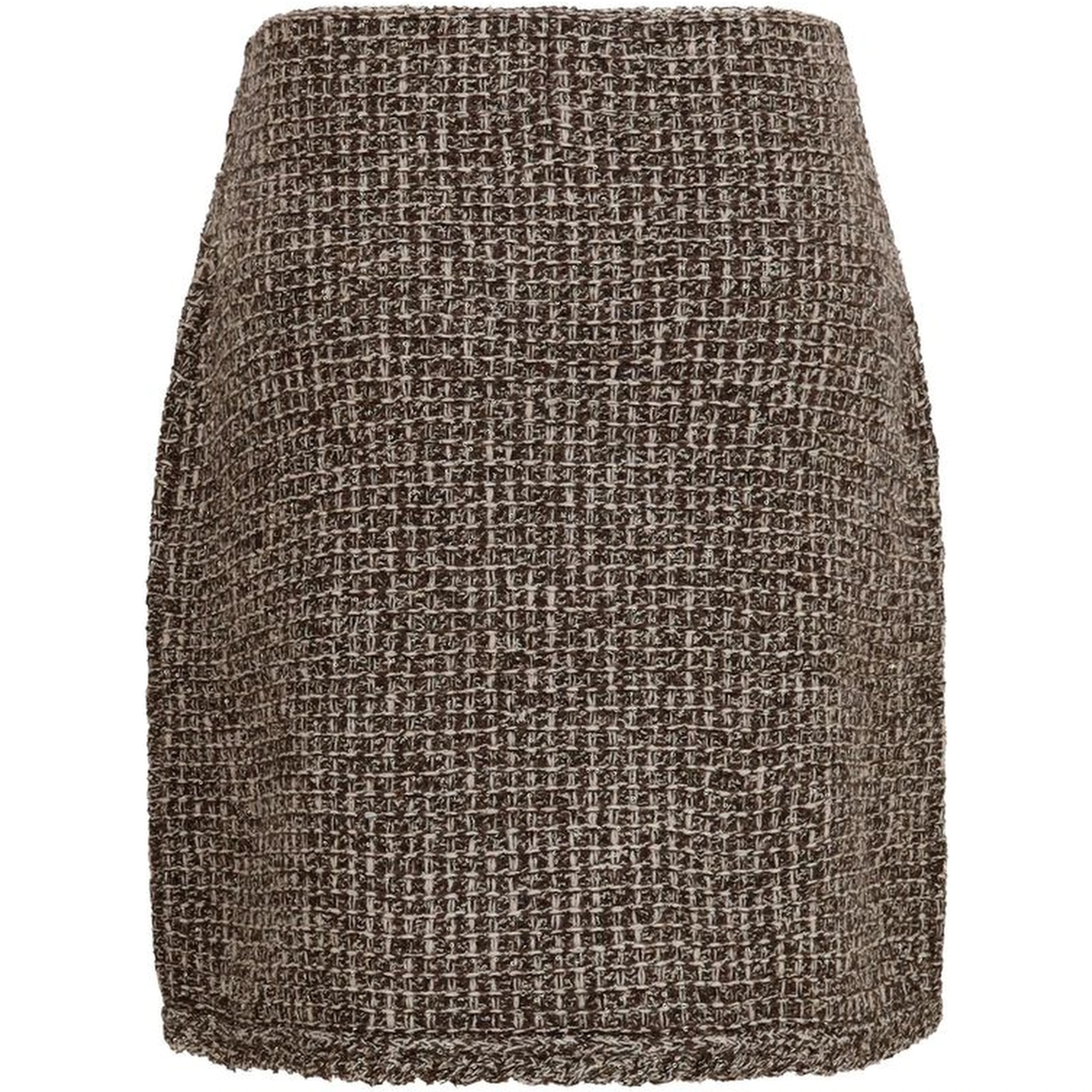 Brown Polyamide Mini Skirt