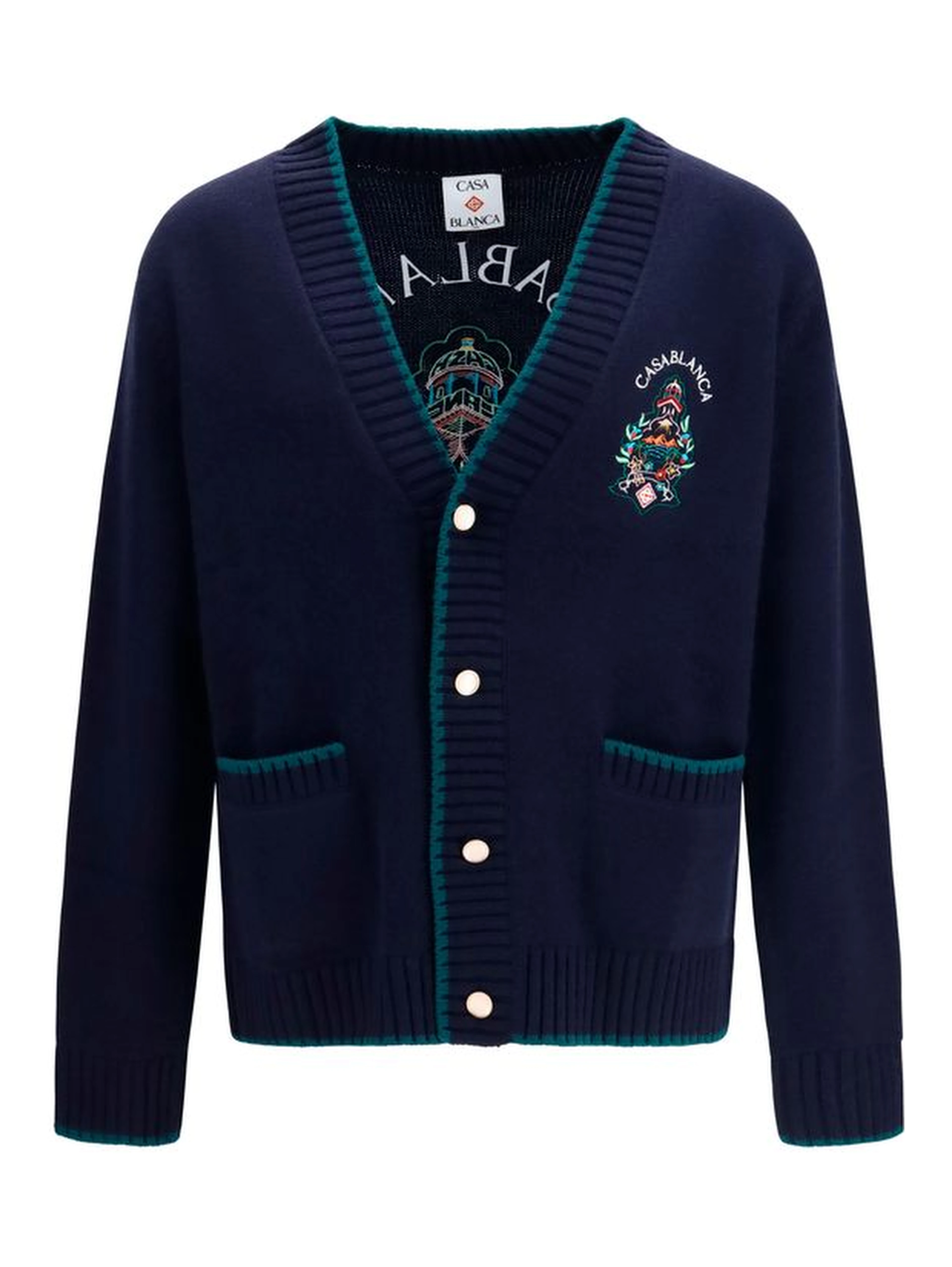 Blue Wool Oves Aries Cardigan