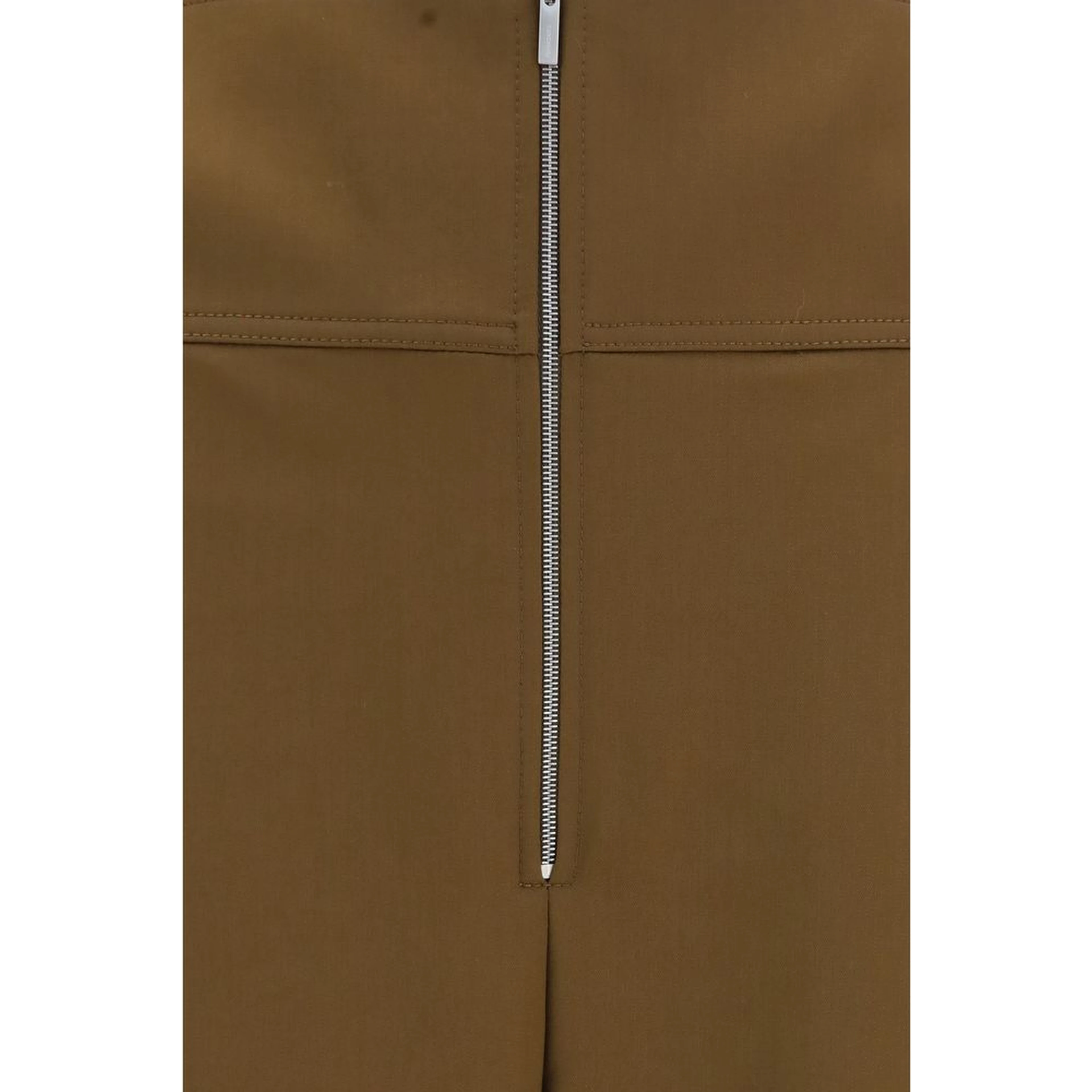 Brown Wool Oves Aries Casual Pants