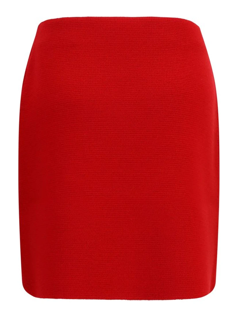Multicolor Wool Oves Aries Mini Skirt