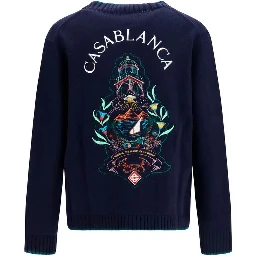 Blue Wool Oves Aries Cardigan