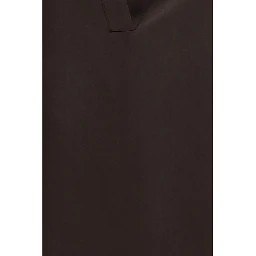 Brown Silk Dress Shirt