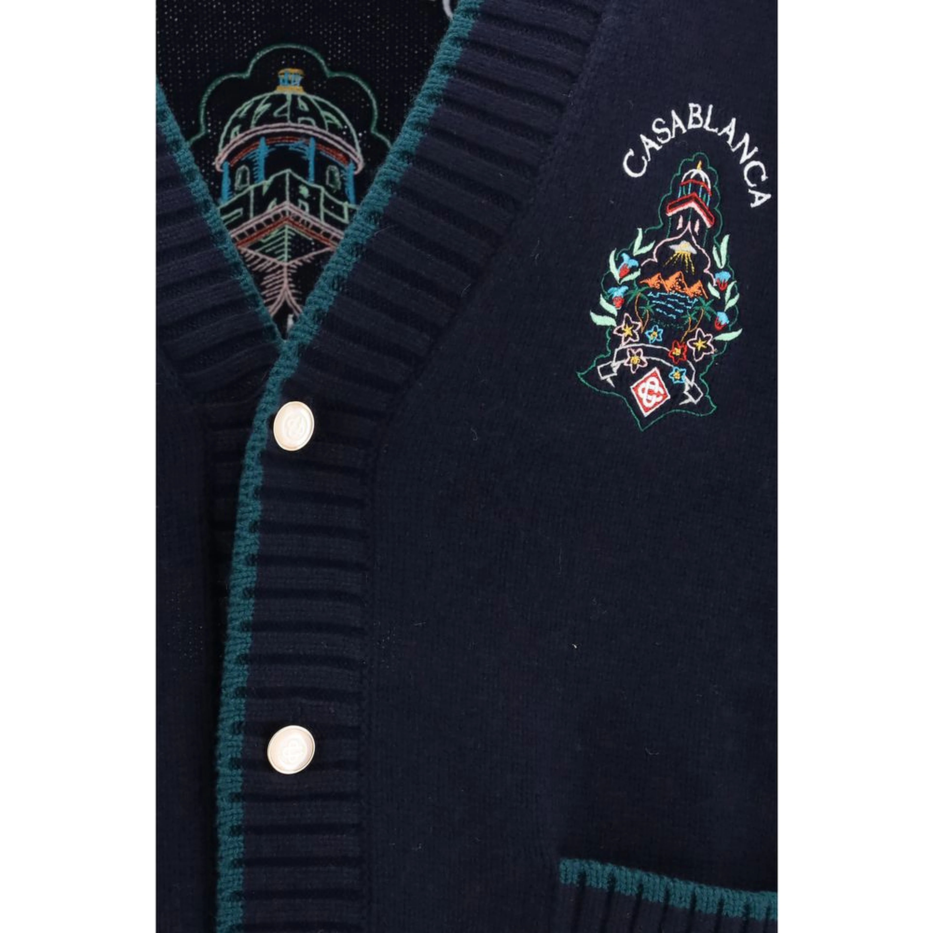 Blue Wool Oves Aries Cardigan