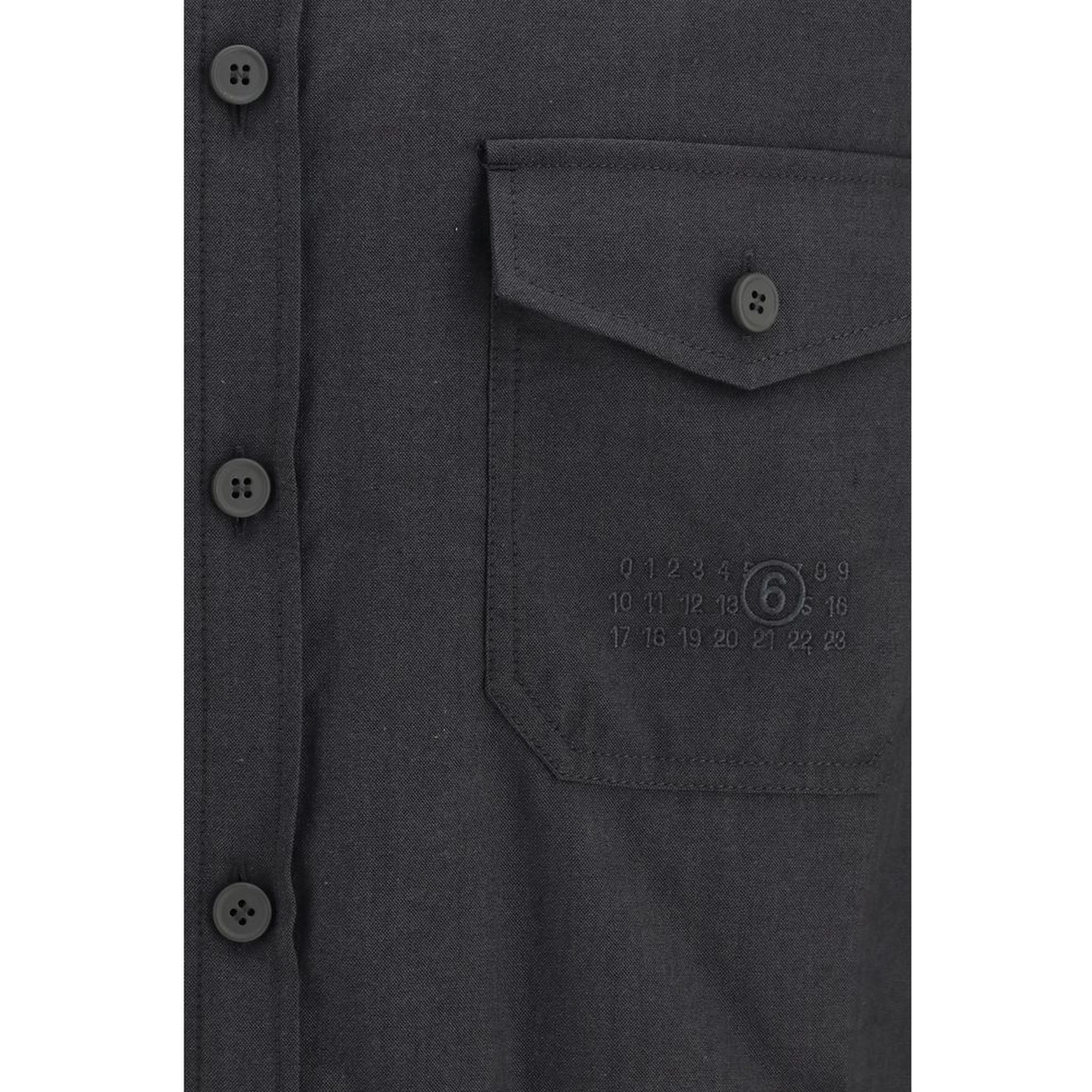Gray Wool Oves Aries Shirt