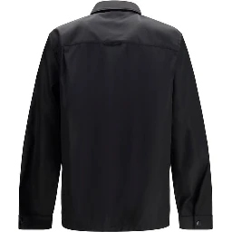 Black Recycled Polyamide Dress Shirt