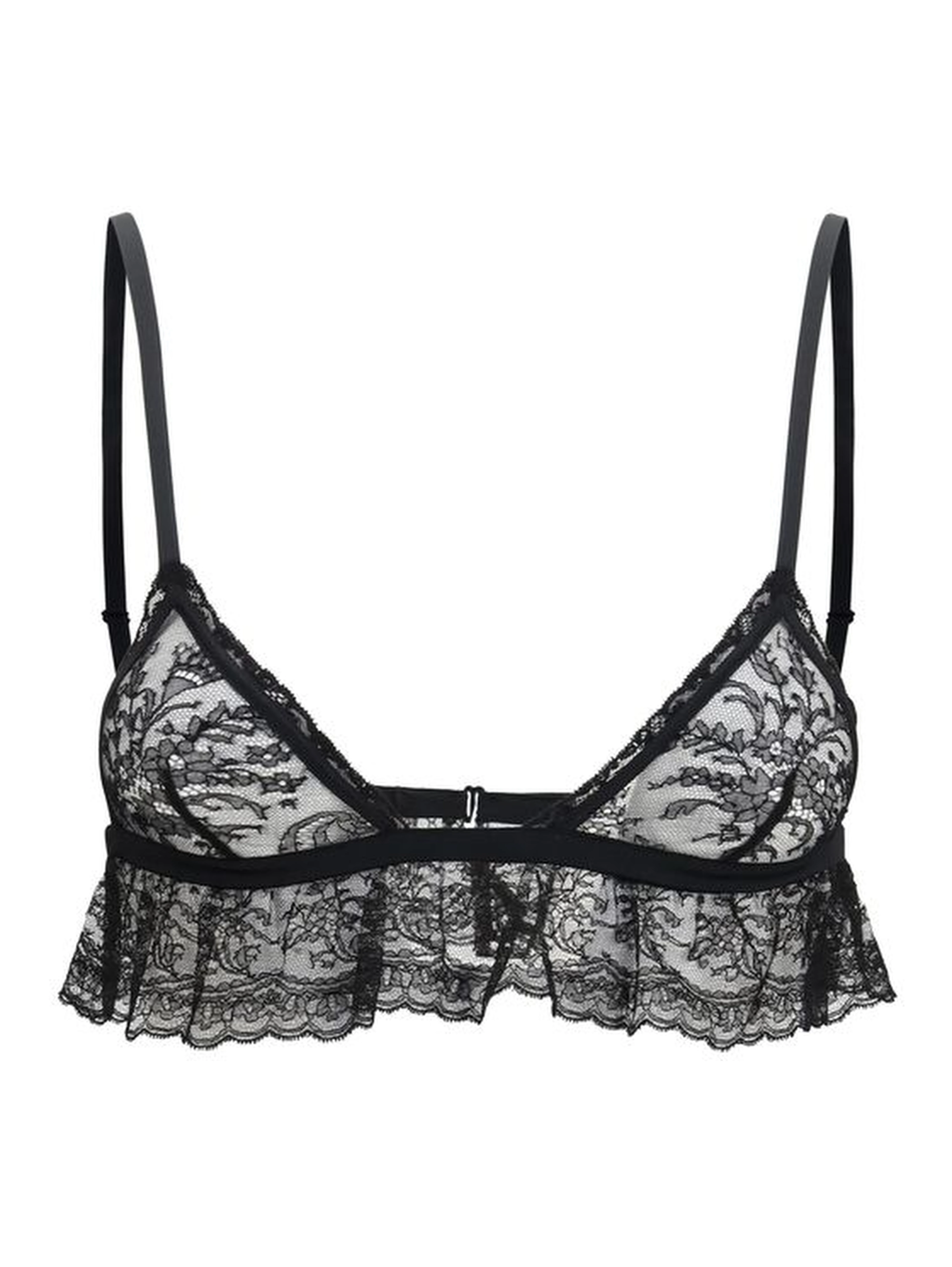 Black Cotton Bra