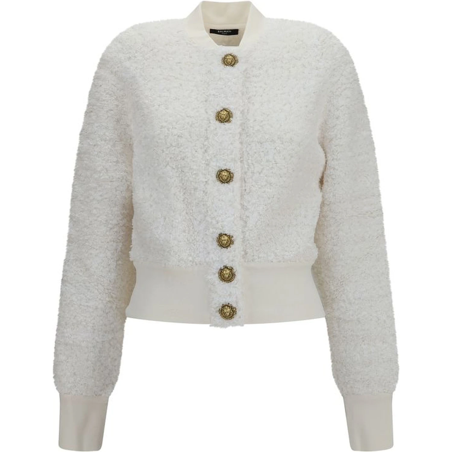 White Viscose Bomber