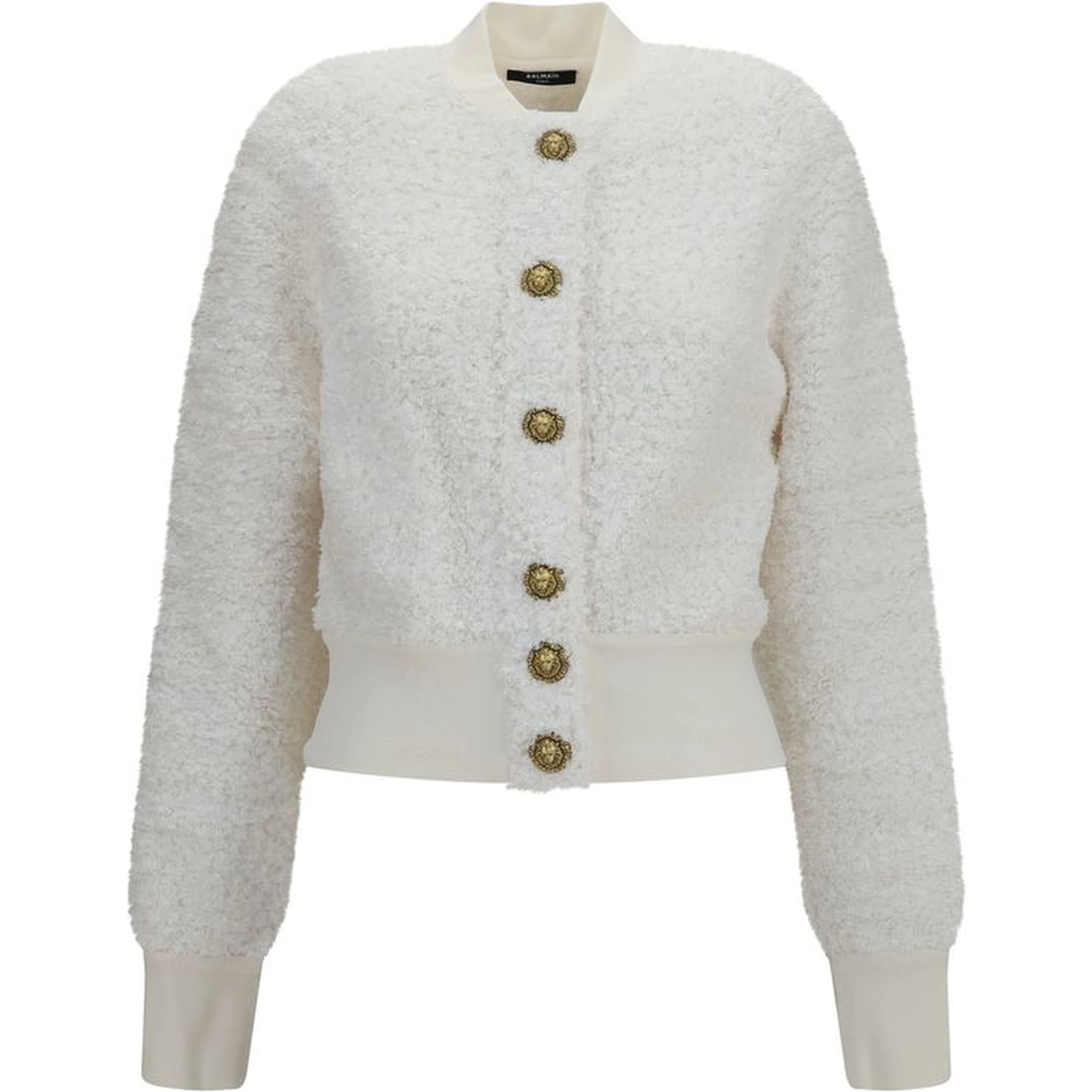 White Viscose Bomber
